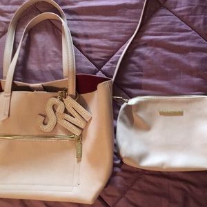 Steve Madden New 2 pc set bag & small purse